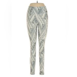Nike Dri-FIT Gray and White Geometric Leggings size medium